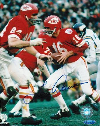 Len Dawson Kansas City Chiefs Autographed 8" x 10" Photograph (Unframed)