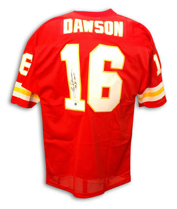 Len Dawson Autographed Kansas City Chiefs Throwback Red Jersey Inscribed with "SB IV MVP"