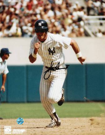 Bucky Dent Autographed "Running The Bases" New York Yankees 8" x 10" Photo