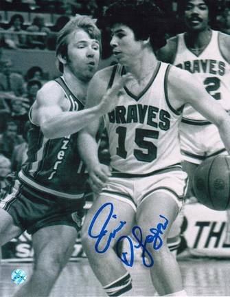 Ernie DiGregorio Autographed "Driving vs Trail Blazers" Buffalo Braves 8" x 10" Photo