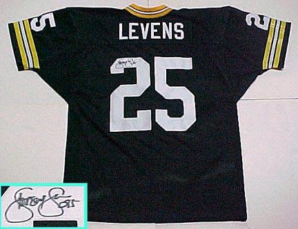 Dorsey Levens,Green Bay Packers NFL Autographed Green Throwback Jersey