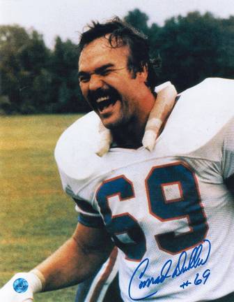 Conrad Dobler Autographed Buffalo Bills 8" x 10" Photo