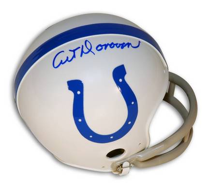 Art Donovan Autographed Baltimore Colts Mini Football Helmet