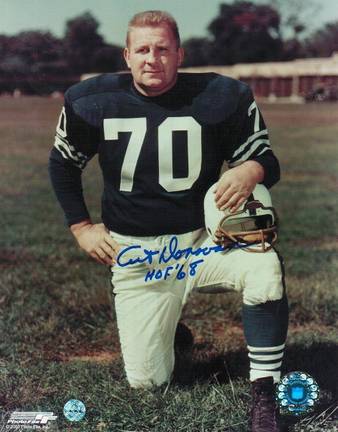 Art Donovan Baltimore Colts Autographed 8" x 10" Photograph Inscribed "HOF 68" (Unframed)