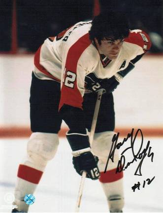 Gary Dornhoefer Philadelphia Flyers Autographed 8" x 10" Photograph (Unframed)