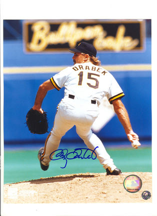 Doug Drabek Pittsburgh Pirates Autographed 8" x 10" Photograph (Unframed)