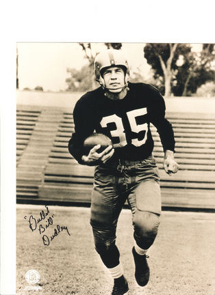 Bullet Bill Dudley Pittsburgh Steelers Autographed 8" x 10" Photograph Inscribed with "Bullet Bill" 