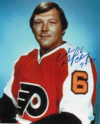 Andre Dupont Philadelphia Flyers Autographed 8" x 10" Photograph Inscribed with "74-75" (Unframed)