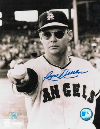 Ryne Duren Autographed Los Angeles Angels 8" x 10" Photo