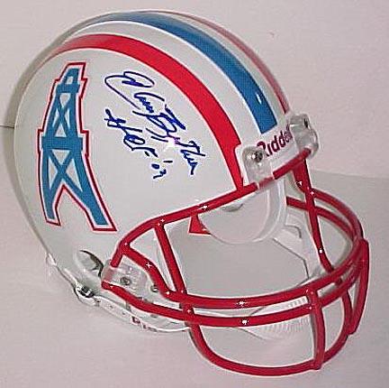 Elvin Bethea Houston Oilers NFL Authentic Autographed Helmet with "HOF 03" Inscription