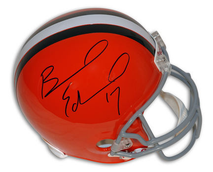 Braylon Edwards Autographed Cleveland Browns NFL Riddell Replica Full Size Helmet
