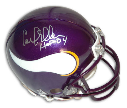 Carl Eller Autographed Minnesota Vikings Mini Football Helmet Inscribed with "HOF 04" 