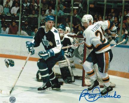 Bernie Federko Autographed "Vs Maple Leafs" St. Louis Blues 8" x 10" Photo