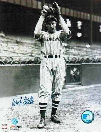 Bob Feller Autographed "Windup" Cleveland Indians 8" x 10" Photo