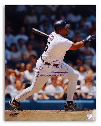 Cecil Fielder Detroit Tigers Autographed 16" x 20" Photograph Inscribed with "2 Time Home Run Champ"