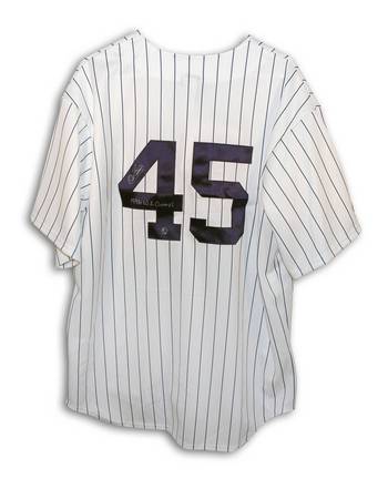 Cecil Fielder New York Yankees Autographed Majestic MLB Baseball Jersey Inscribed with "1996 WS Champs" (Pinst