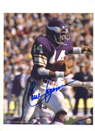 Chuck Foreman Minnesota Vikings Autographed 8" x 10" Photograph (Unframed)