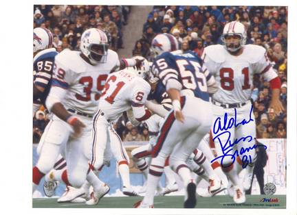 Russ Francis New England Patriots Autographed 8" x 10" Photograph Inscribed "Aloha" (Unframed)