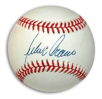 Julio Franco Autographed American League Baseball