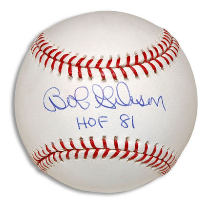 Bob Gibson Autographed Baseball Inscribed with "HOF 81"