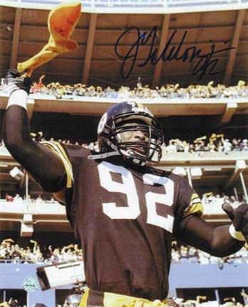 Jason Gildon Pittsburgh Steelers Autographed 8" x 10" Photograph (Unframed)