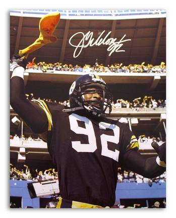 Jason Gildon Pittsburgh Steelers Autographed 16" x 20" Photograph (Unframed)