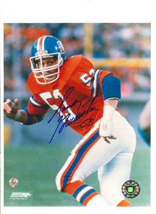 Randy Gradishar Denver Broncos Autographed 8