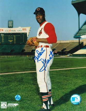 Jim Mudcat Grant Autographed "From The Stretch" Cleveland Indians 8" x 10" Photo