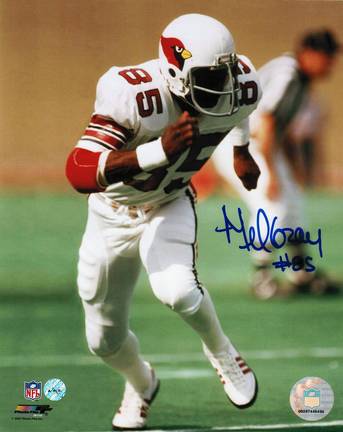 Mel Gray Autographed "Running" St. Louis Cardinals (Football) 8" x 10" Photo