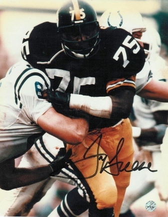 Mean Joe Greene Pittsburgh Steelers Autographed 8" x 10" "Vs. Baltimore Colts" Unframed Photograph