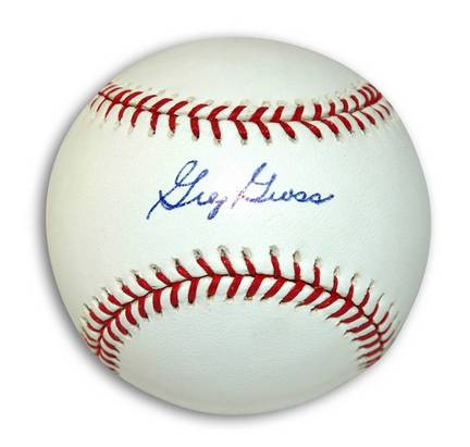Greg Gross Autographed MLB Baseball