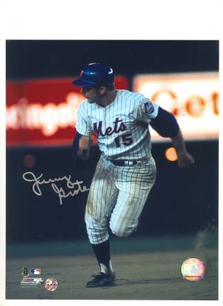 Jerry Grote New York Mets Autographed 8" x 10" (Running) Photograph (Unframed)