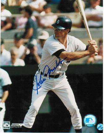 Johnny Grubb Detroit Tigers Autographed 8" x 10" Photograph (Unframed)