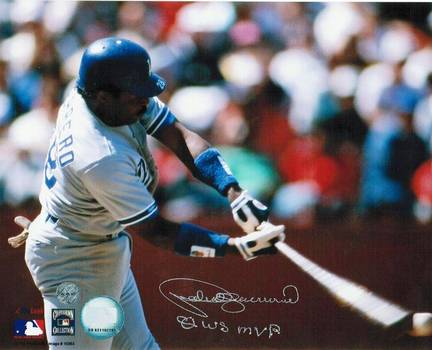 Pedro Guerrero Los Angeles Dodgers Autographed 8" x 10" Horizontal Photograph Inscribed with "80 WS MVP&q