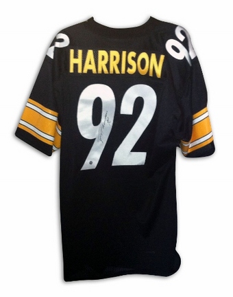 James Harrison Pittsburgh Steelers Autographed Throwback Football Jersey (Black)