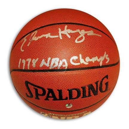Elvin Hayes Autographed Indoor/Outdoor Basketball Inscribed "1978 NBA Champs"