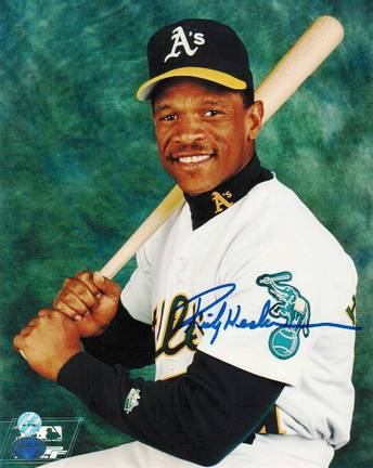 Rickey Henderson Oakland Athletics Autographed "Pose" 8" x 10" Unframed Photograph  