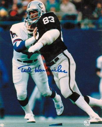 Ted Hendricks Oakland Raiders Autographed 8" x 10" Unframed Photograph