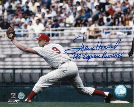 Frank Howard Washington Senators Autographed 8" x 10" Photograph Inscribed with "The Capital Punisher&quo