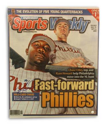 Ryan Howard Philadelphia Phillies Autographed Sports Weekly 16" x 20" Unframed Photograph