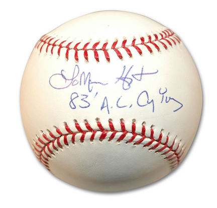 LaMarr Hoyt Autographed MLB Baseball Inscribed with "83 AL Cy Young"