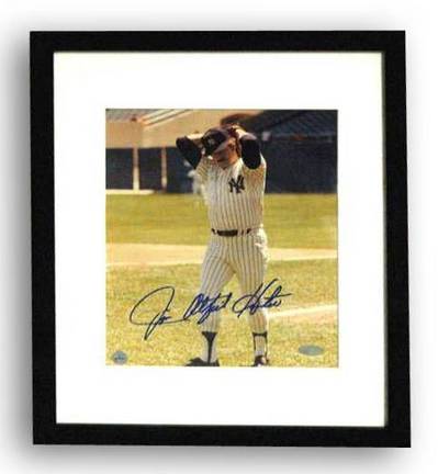 Jim "Catfish" Hunter Autographed New York Yankees Framed 8" x 10" Photo Inscribed "Catfish"