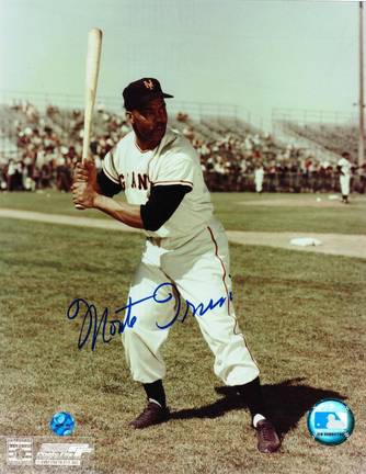 Monte Irvin Autographed " Batting Stance" New York Giants (Baseball) 8" x 10" Photo