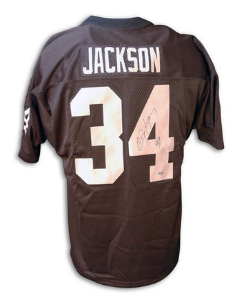 Bo Jackson Autographed Oakland Raiders Black Throwback Jersey