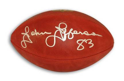 John Jefferson Autographed NFL Football