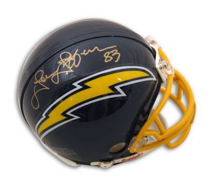 John Jefferson Autographed San Diego Chargers Mini Helmet