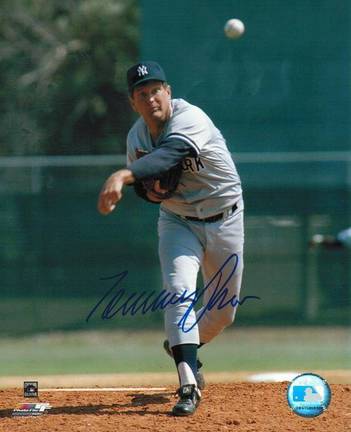 Tommy John New York Yankees Autographed 8" x 10" Photograph (Unframed)