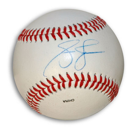 Andruw Jones Autographed Rawlings Practice Baseball