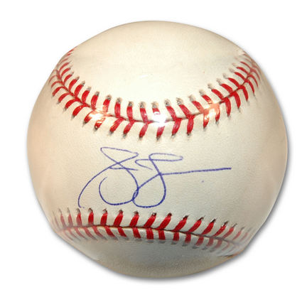 Andruw Jones Autographed National League Baseball