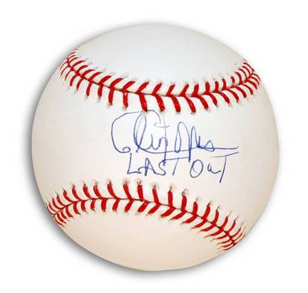 Cleon Jones Autographed MLB Baseball Inscribed with "Last Out"